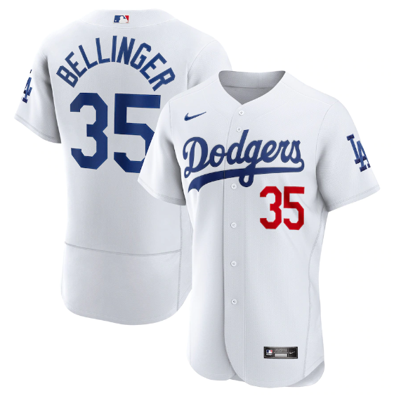 MLB Los Angeles Dodgers Jersey White Authentic