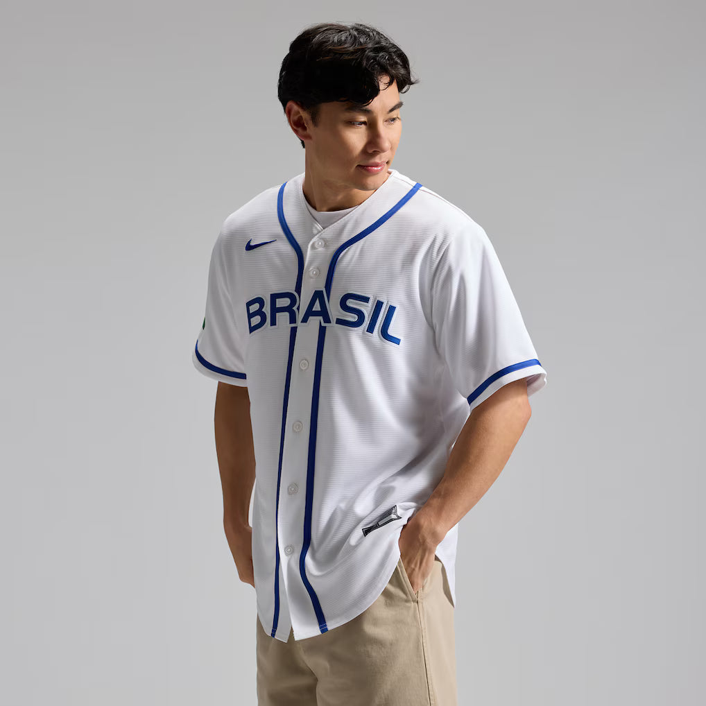 Jersey Beisebol Brasil WBC 2026 White