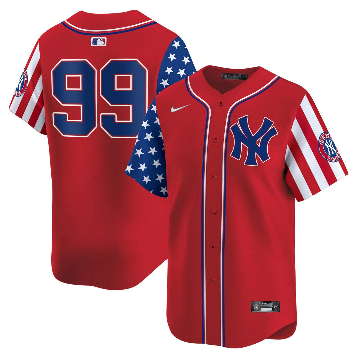 MLB Aaron Judge New York 2024 Independence Day Vapor Premier Limited Jersey