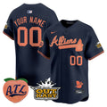 MLB Atlanta Atliens & Peach Vapor Premier Limited Jersey