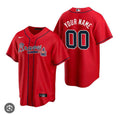 MLB ATLANTA Red Jersey – ALL STITCHED