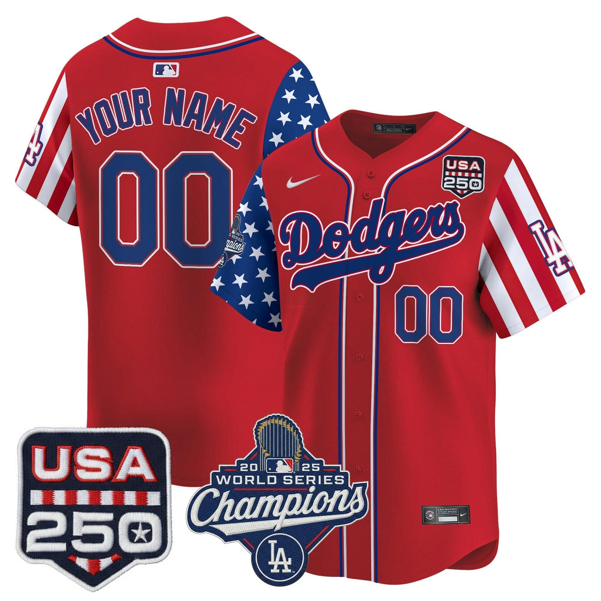 MLB Los Angeles “America250 Edition” Vapor Premier Limited Jersey V2