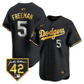 MLB Los Angeles Dodgers Men’s 2024 Jackie Robinson Patch Vapor Premier Limited Jersey