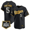 MLB Los Angeles Dodgers Men’s 2024 World Tour Seoul Series Patch Vapor Premier Limited Jersey