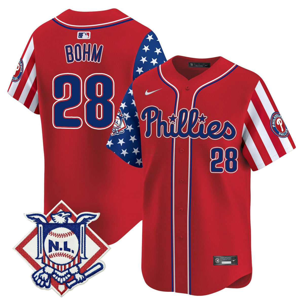 MLB Philadelphia Phillies Men’s 2025 Memorial Day Vapor Premier Limited Jersey
