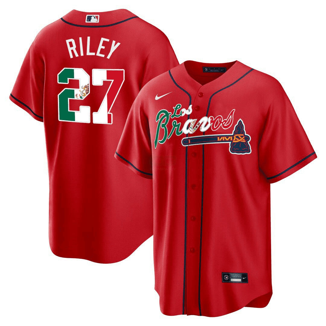 MLB Men’s Atlanta Los Bravos Special Mexico Edition Jersey