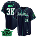 MLB Men’s Atlanta Outkast Cool Base Jersey V3 – Galaxy Version – Stitched