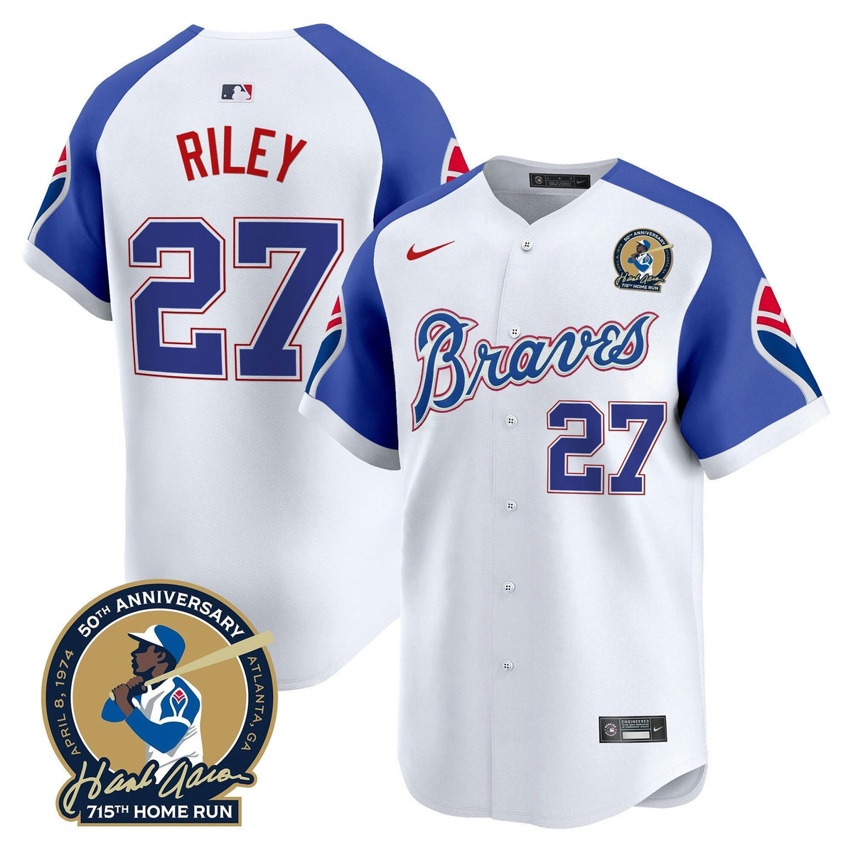 MLB Men’s Atlanta Throwback 1974 – 1982 Vapor Premier Limited Jersey