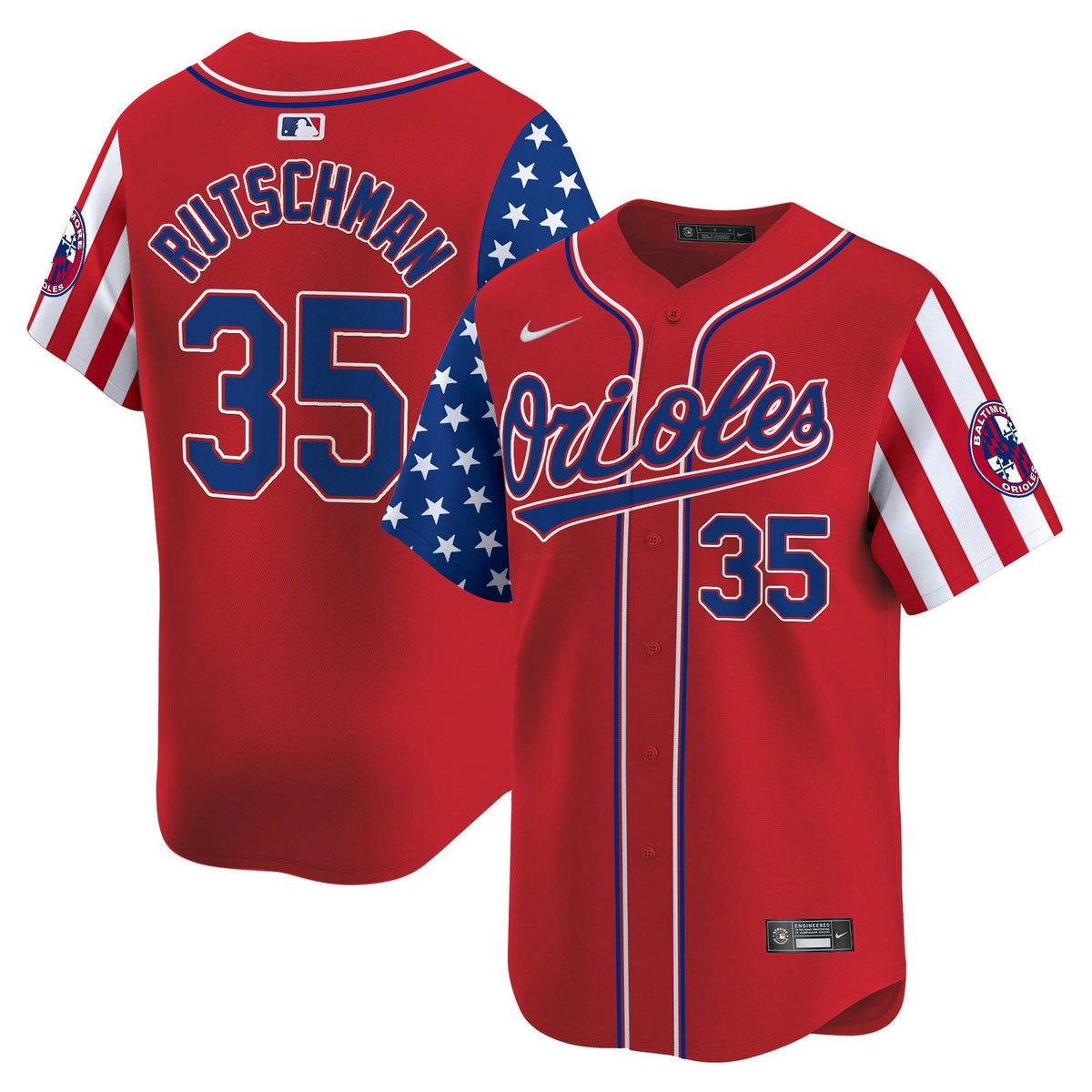 MLB Men’s Baltimore 2025 Independence Day Vapor Premier Limited Jersey