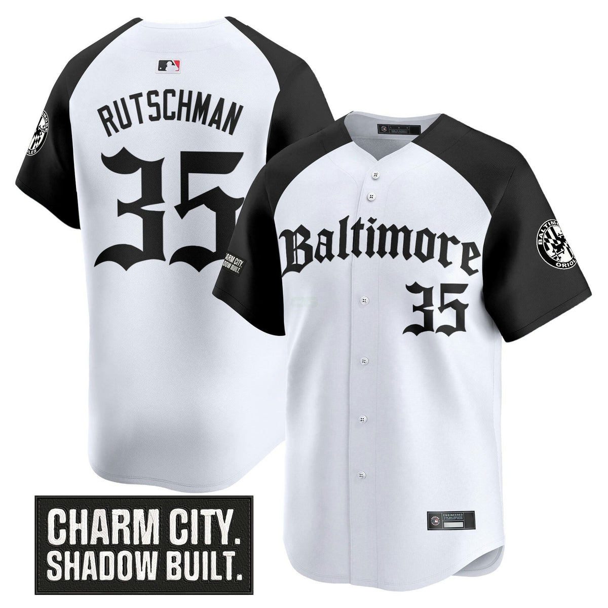 MLB Men’s Baltimore ‘Gothic Harbor Edition’ Vapor Premier Limited Jersey