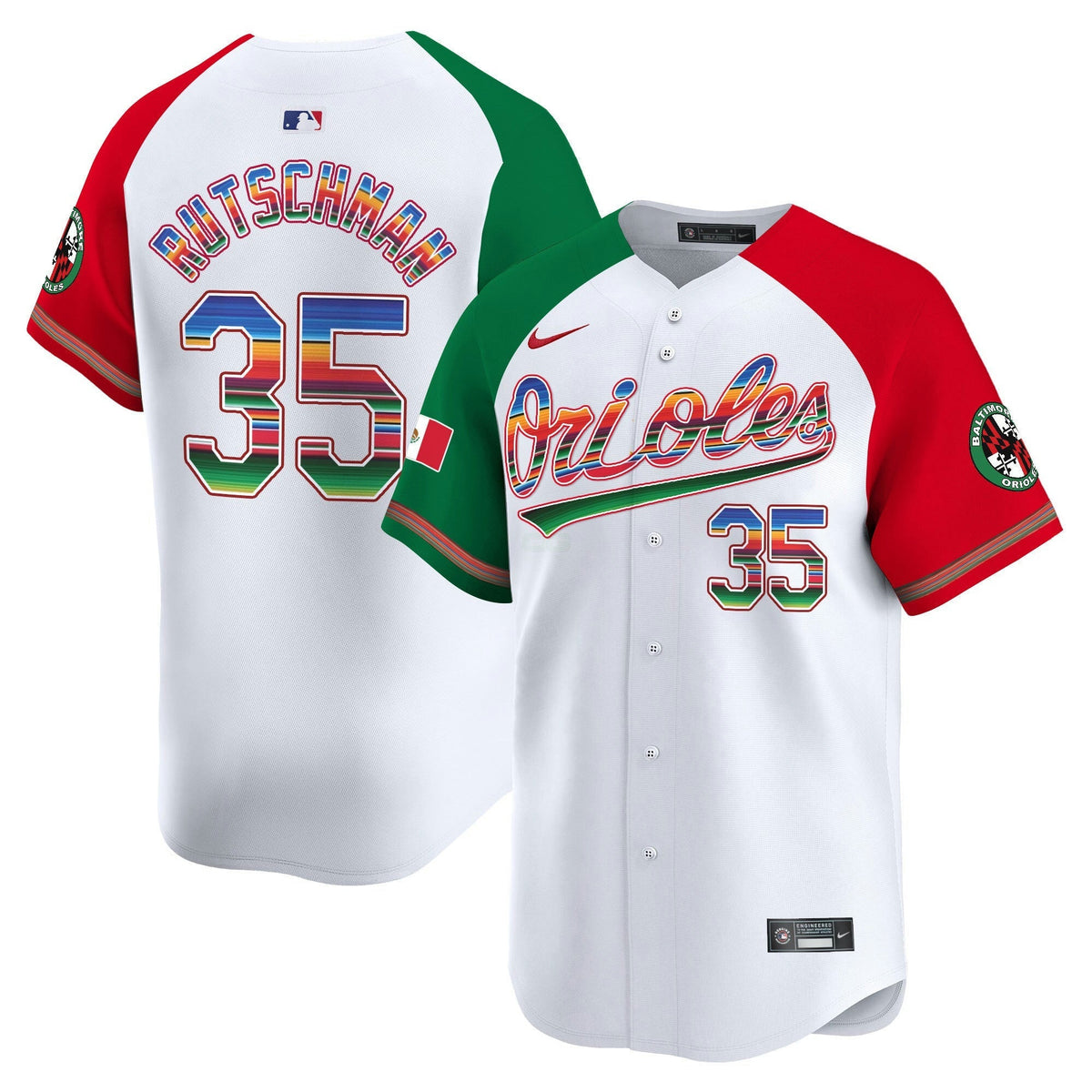 MLB Men’s Baltimore Mexico Vapor Premier Limited Jersey