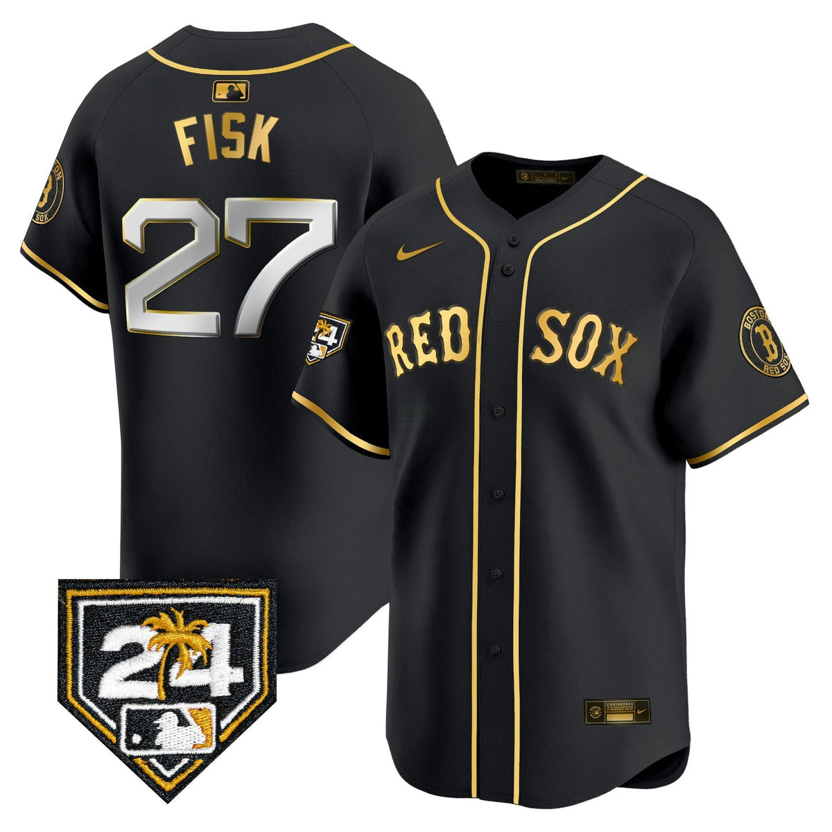 MLB Men’s Boston 2024 Spring Training Patch Vapor Premier Limited Jersey