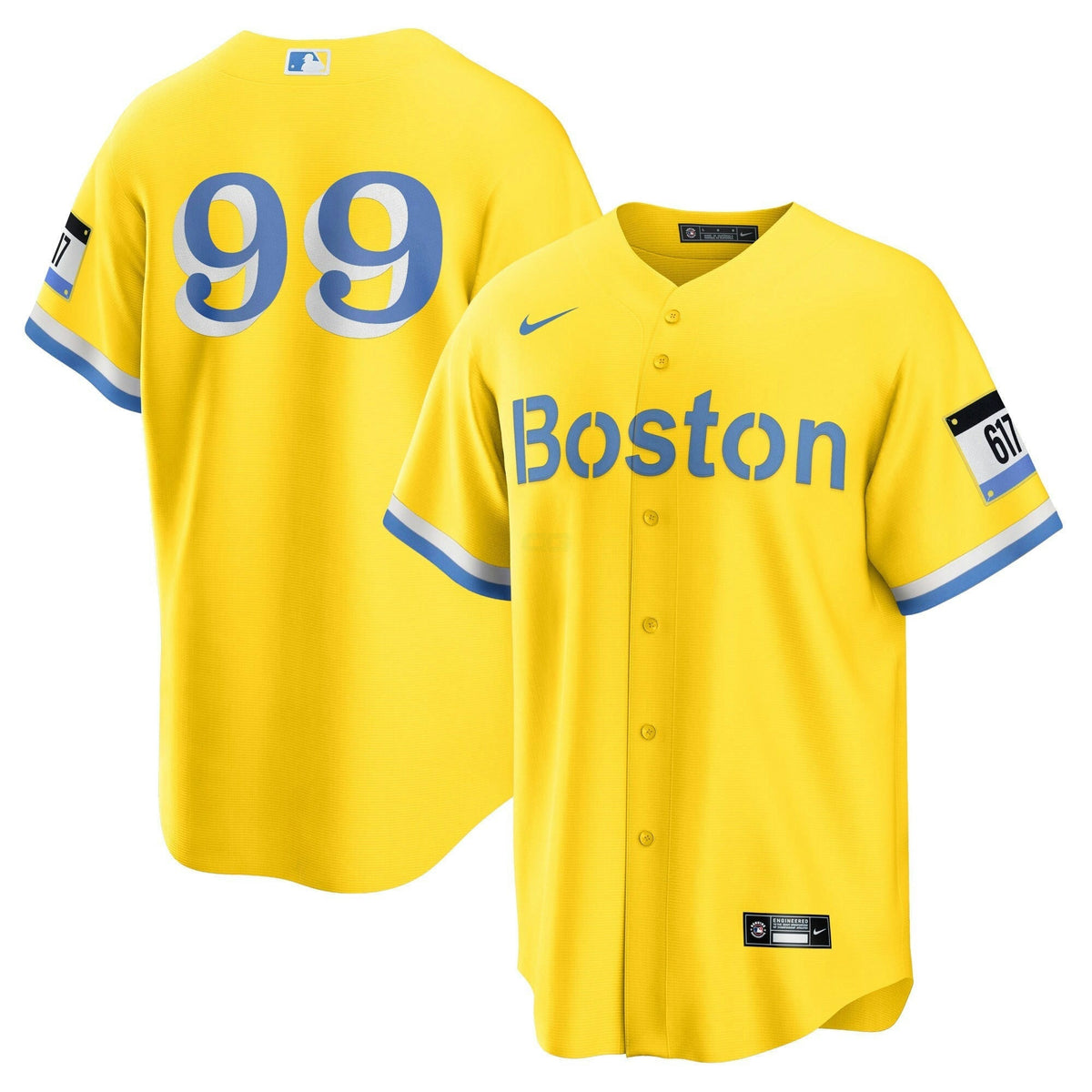 MLB Men’s Boston Yellow Jersey