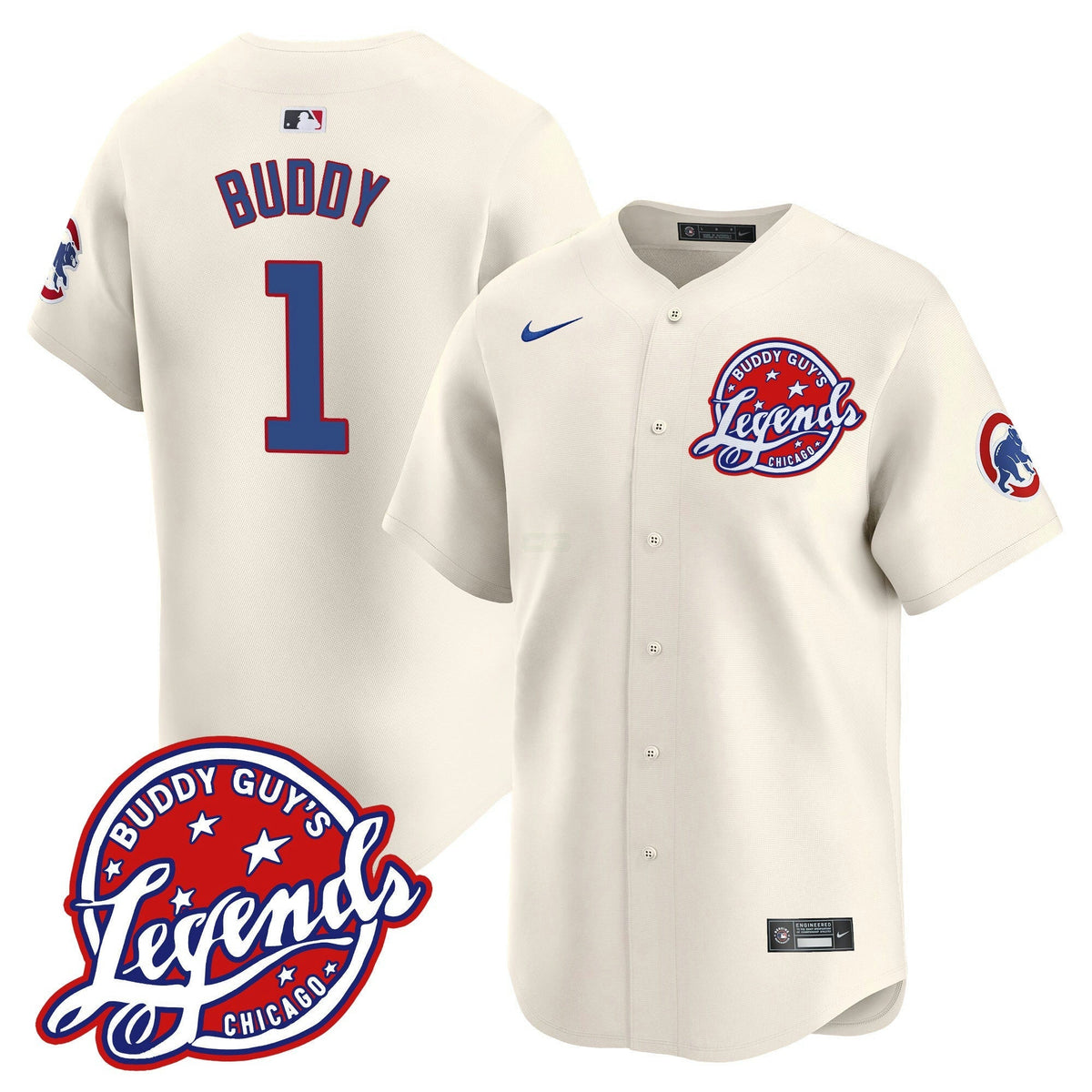 MLB Men’s Chicago Buddy Guy’s Legends Vapor Premier Limited Jersey