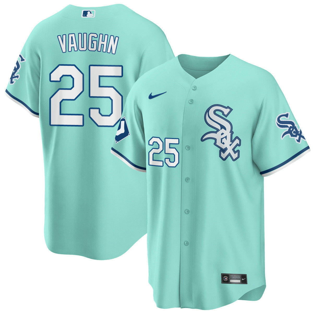 MLB Men’s Chicago Teal Collection Jersey