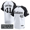 MLB Men’s Cleveland Indians ‘Gothic Iron Edition’ Vapor Premier Limited Jersey V2