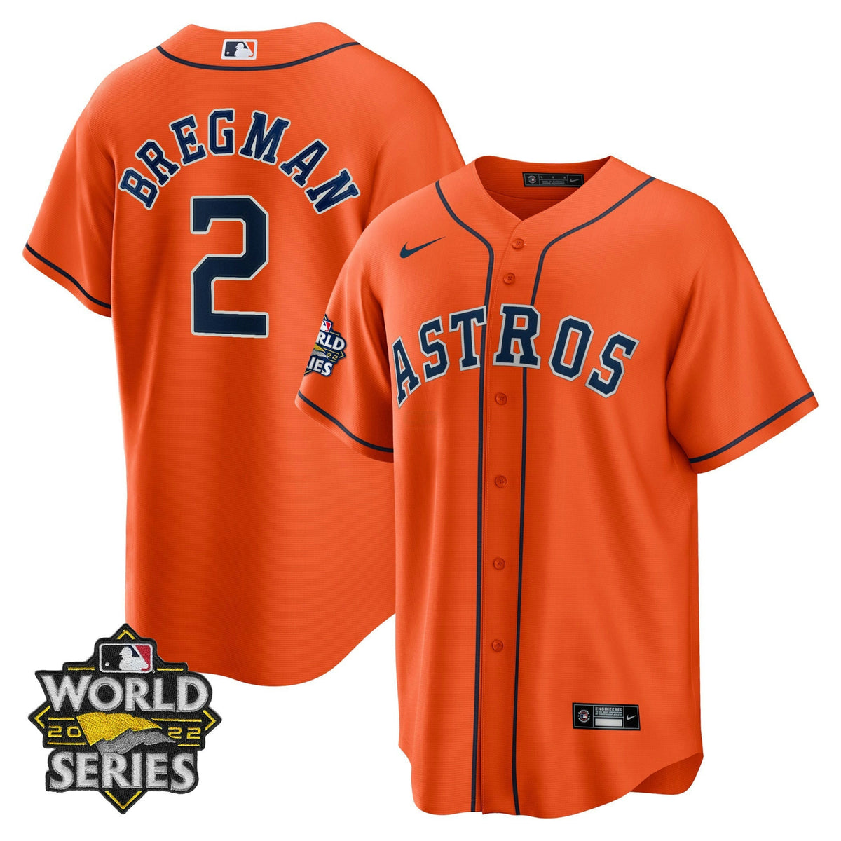 MLB Men’s Houston Alternate 2022 World Series Player Jersey