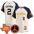 MLB Men’s Love Street & Peace Sign Patch Vapor Premier Limited Jersey V2