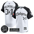 MLB Men’s Mexico 2025 LA Gothic Style Vapor Premier Limited Jersey V2