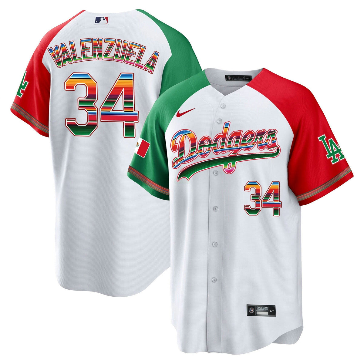MLB Los Angeles Dodgers Men’s Mexico Cool Base Limited Jersey