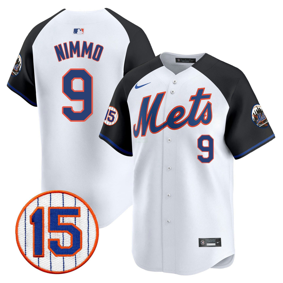 MLB Men’s New York Jerry Grote Patch Vapor Premier Limited Jersey