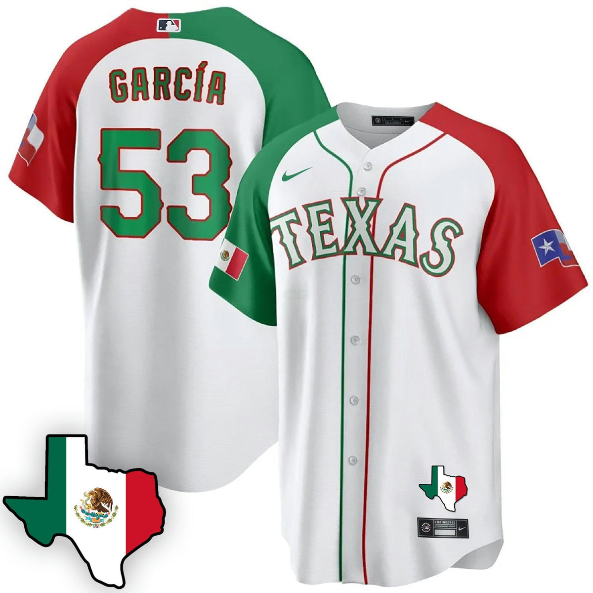 MLB Men’s Texas Mexican Cool Base Jersey V3