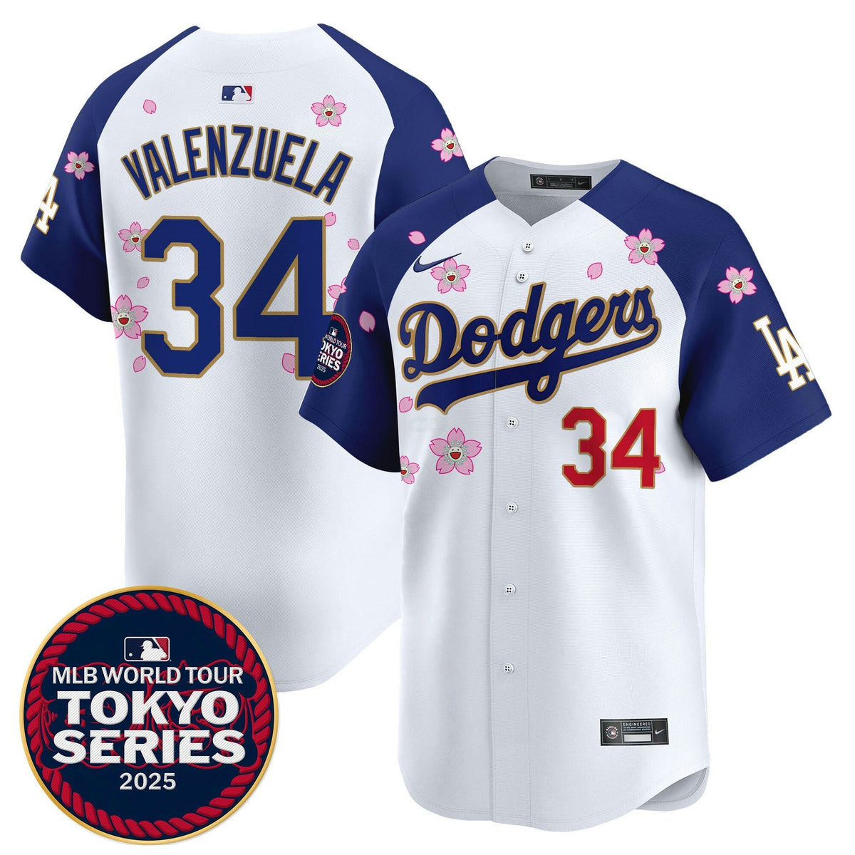 MLB Men’s Tokyo Series 2025 Gold Trim Vapor Premier Limited Jersey – Stitched - Alternate