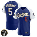 MLB Men’s Vin Scully Patch Flex Base Gold Trim Jersey