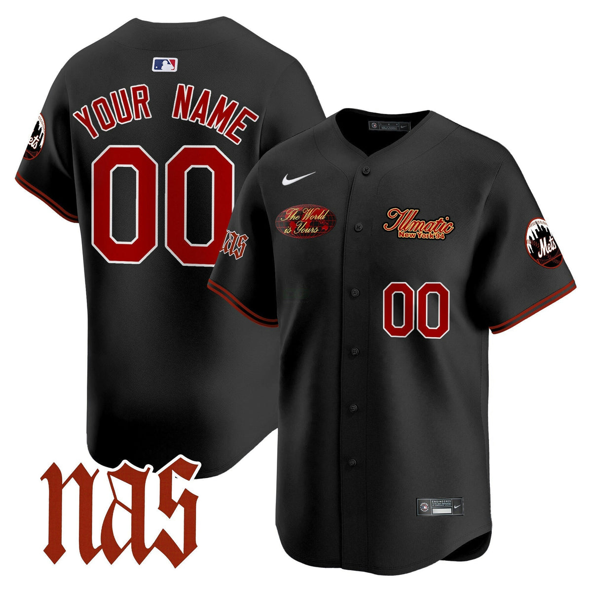 MLB Nas Illmatic Vapor Premier Limited Jersey V2