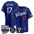 MLB Shohei Ohtani Los Angeles Royal Blue Blue Jersey - Royal Blue Blue