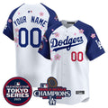 MLB Tokyo Series 2025 World Series Champions Patch Vapor Premier Limited Jersey – Stitched