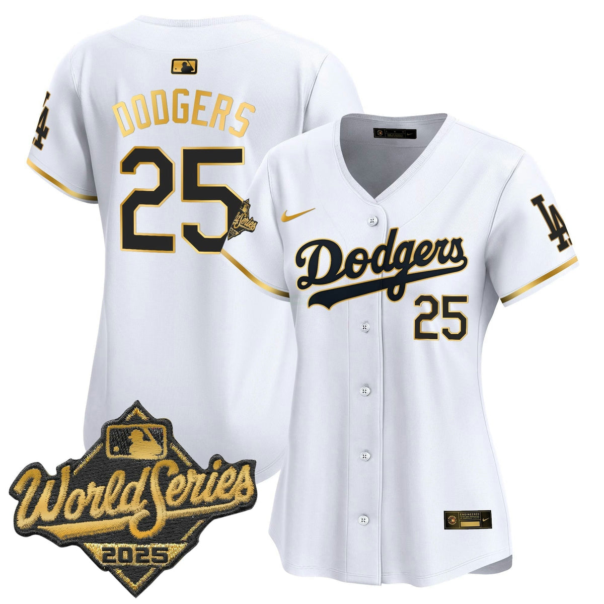 MLB Women’s 2025 World Series Gold Trim Vapor Premier Limited Jersey