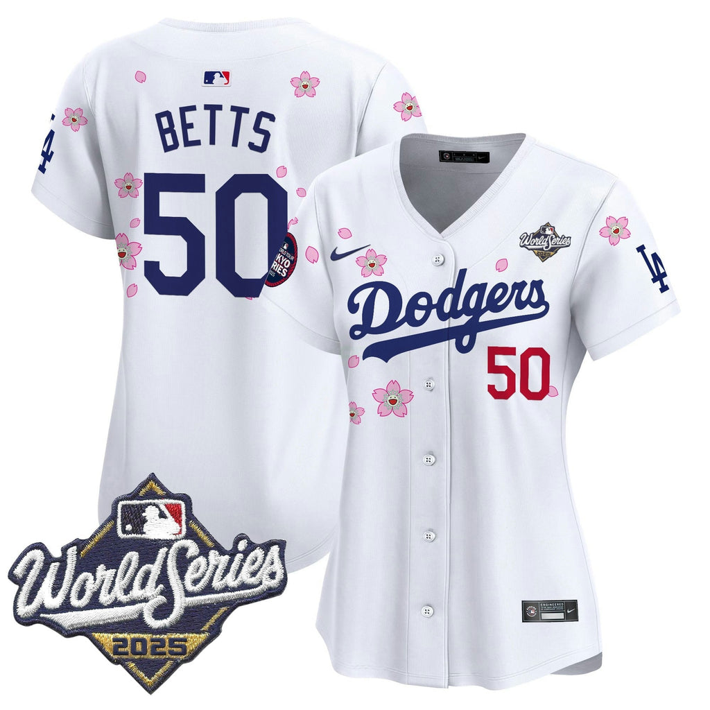 MLB Women’s 2025 World Series x Tokyo Series Vapor Premier Limited Jersey V2 – Stitched
