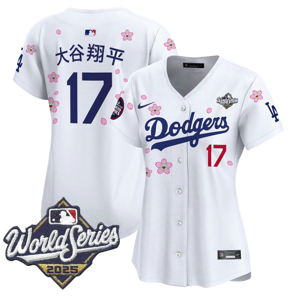 MLB Women’s 2025 World Series x Tokyo Series Vapor Premier Limited Jersey V2 – Stitched