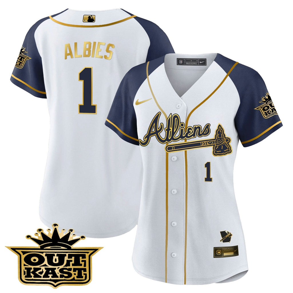 MLB Women’s Atlanta Atliens Gold Alternate Jersey