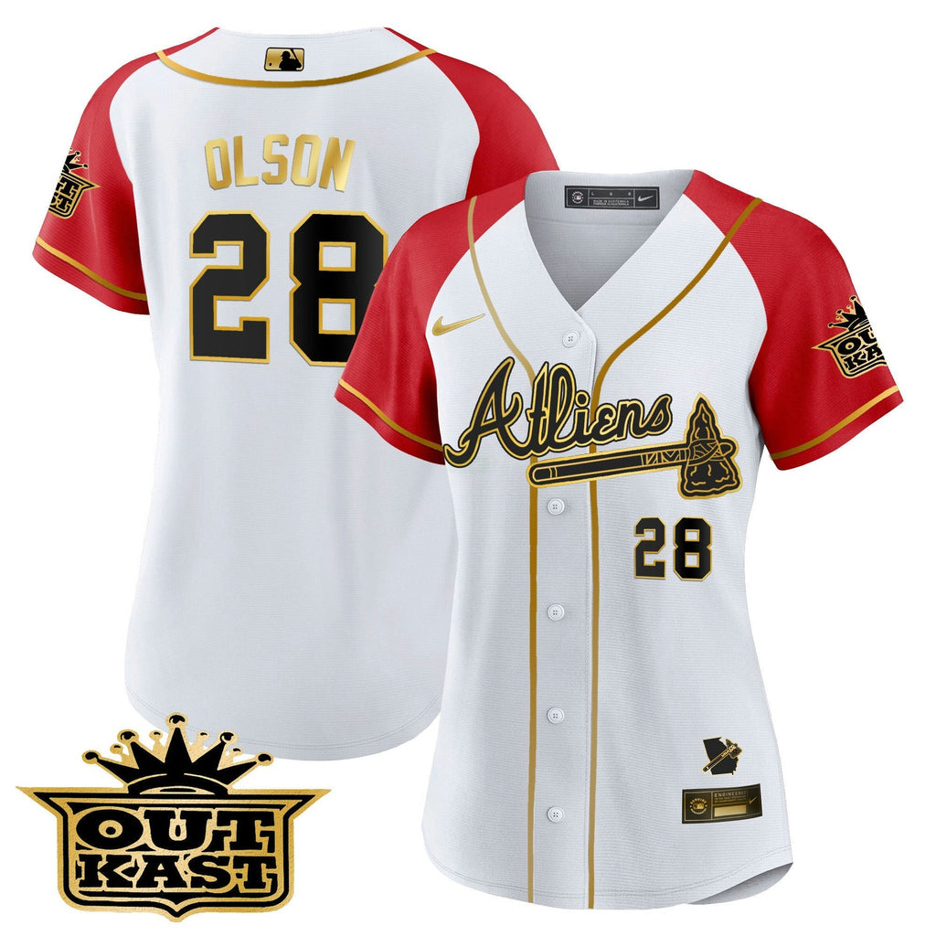 MLB Women’s Atlanta Atliens Gold Alternate Jersey