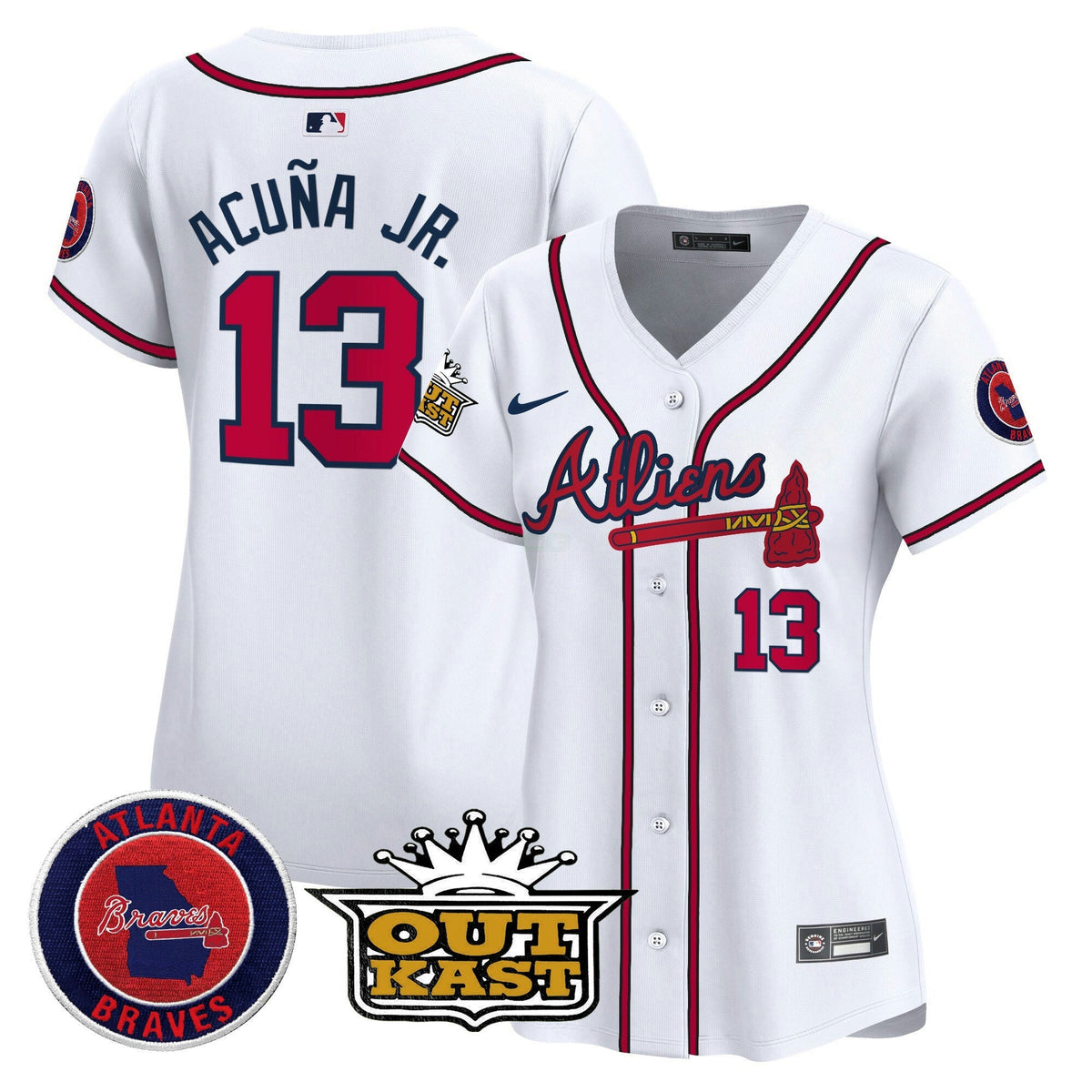 MLB Women’s Atlanta Atliens Vapor Premier Limited Jersey