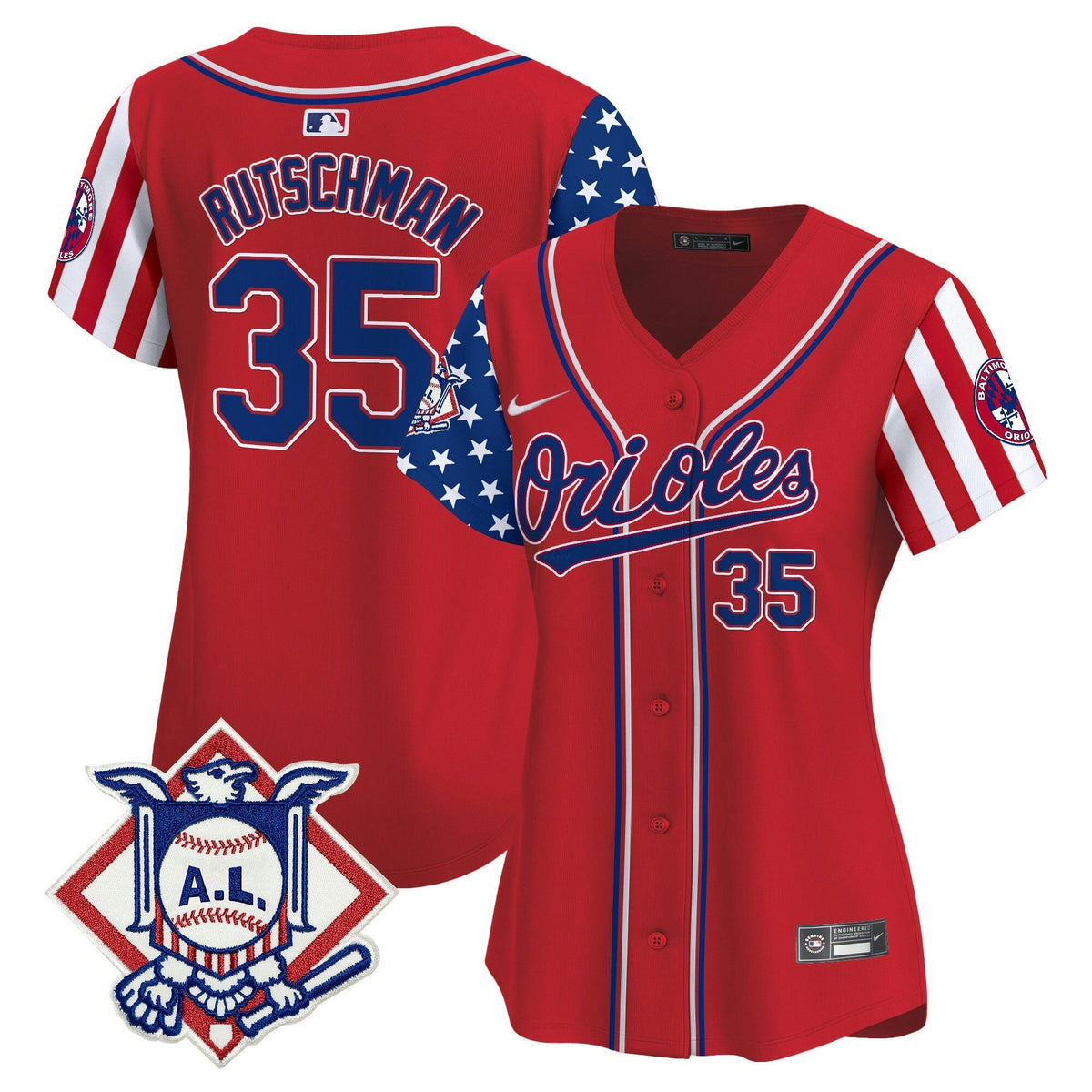 MLB Women’s Baltimore 2024 Fourth of July Vapor Premier Limited Jersey