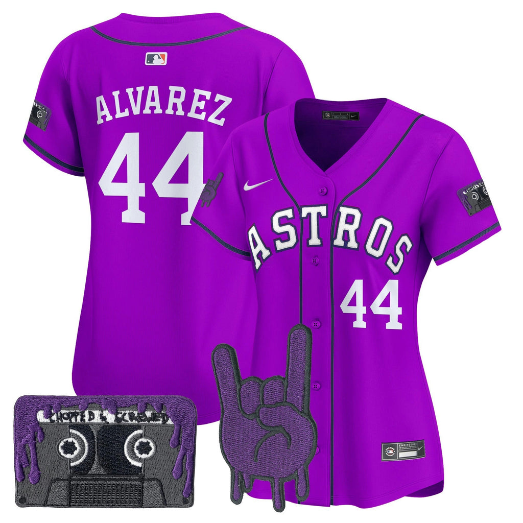 MLB Women’s Houston DJ Screw Patch Vapor Premier Limited Jersey