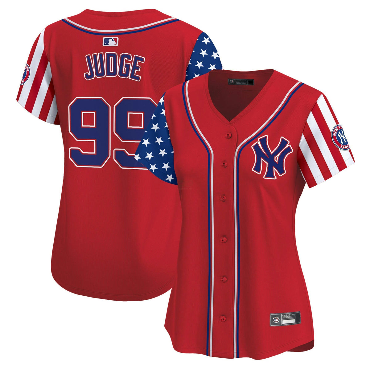 MLB New York Yankees Women’s New York 2025 Independence Day Vapor Premier Limited Jersey