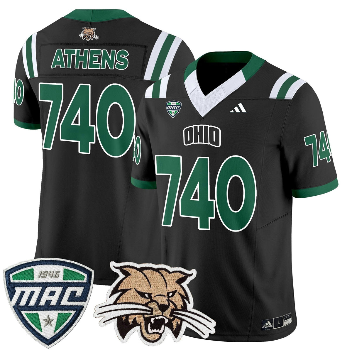 NCAA Ohio Bobcats 2025 Vapor Limited Jersey