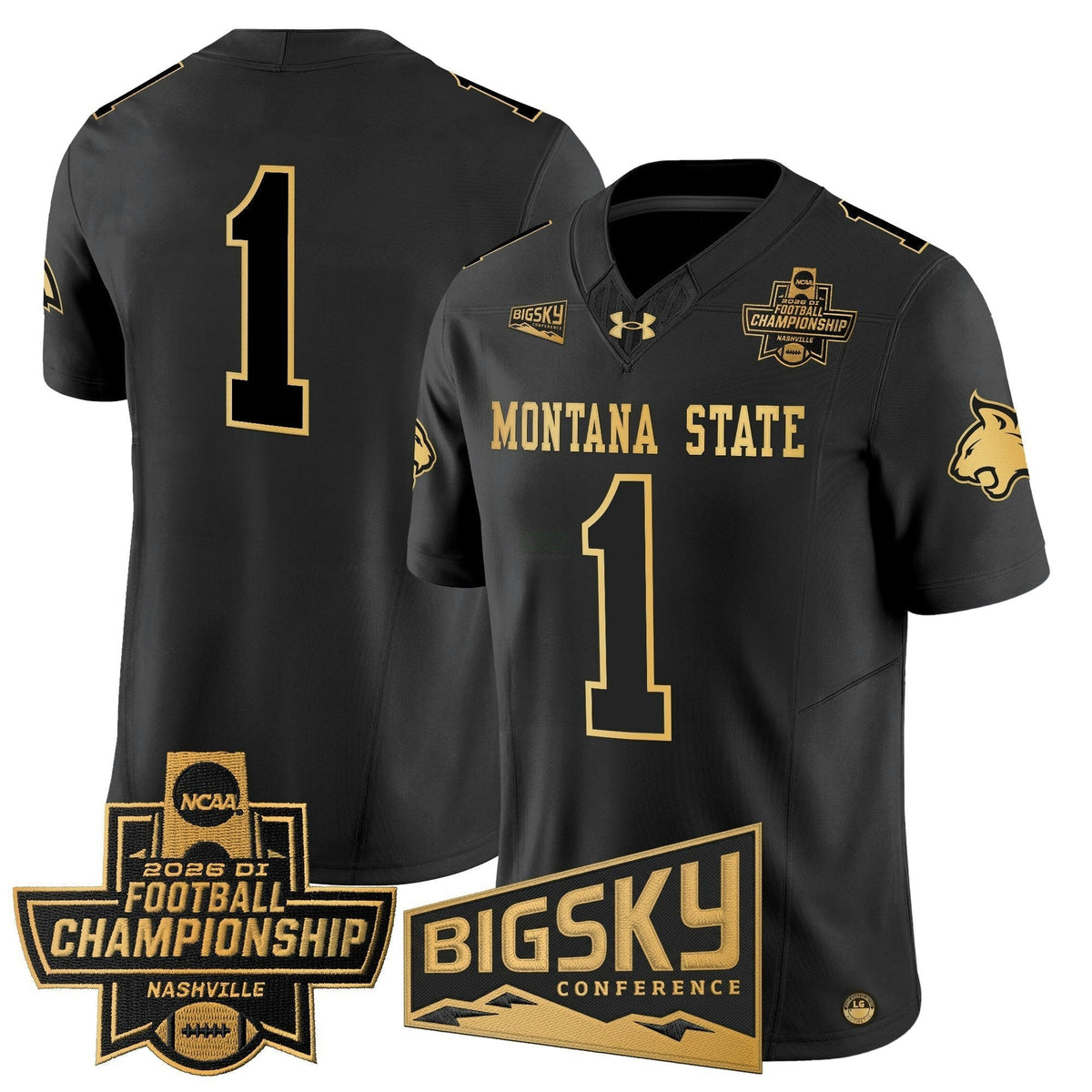 NCAA 2026 Football Championship Gold Vapor Limited Jersey