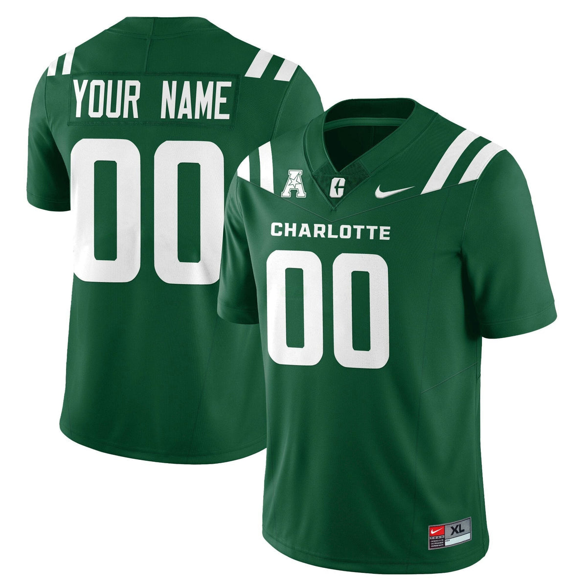 NCAA Charlotte 49ers Football 2025 Vapor Limited Jersey - Custom