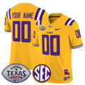 NCAA LTigers 2025 Texas Bowl Vapor Limited Jersey - Custom