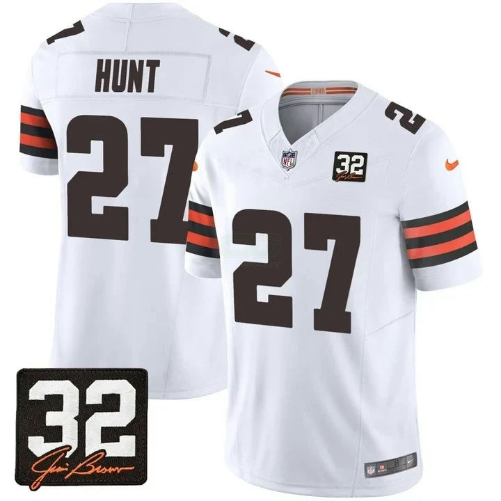 NFL Kareem Hunt Cleveland Vapor F.U.S.E. Limited White Jersey - White
