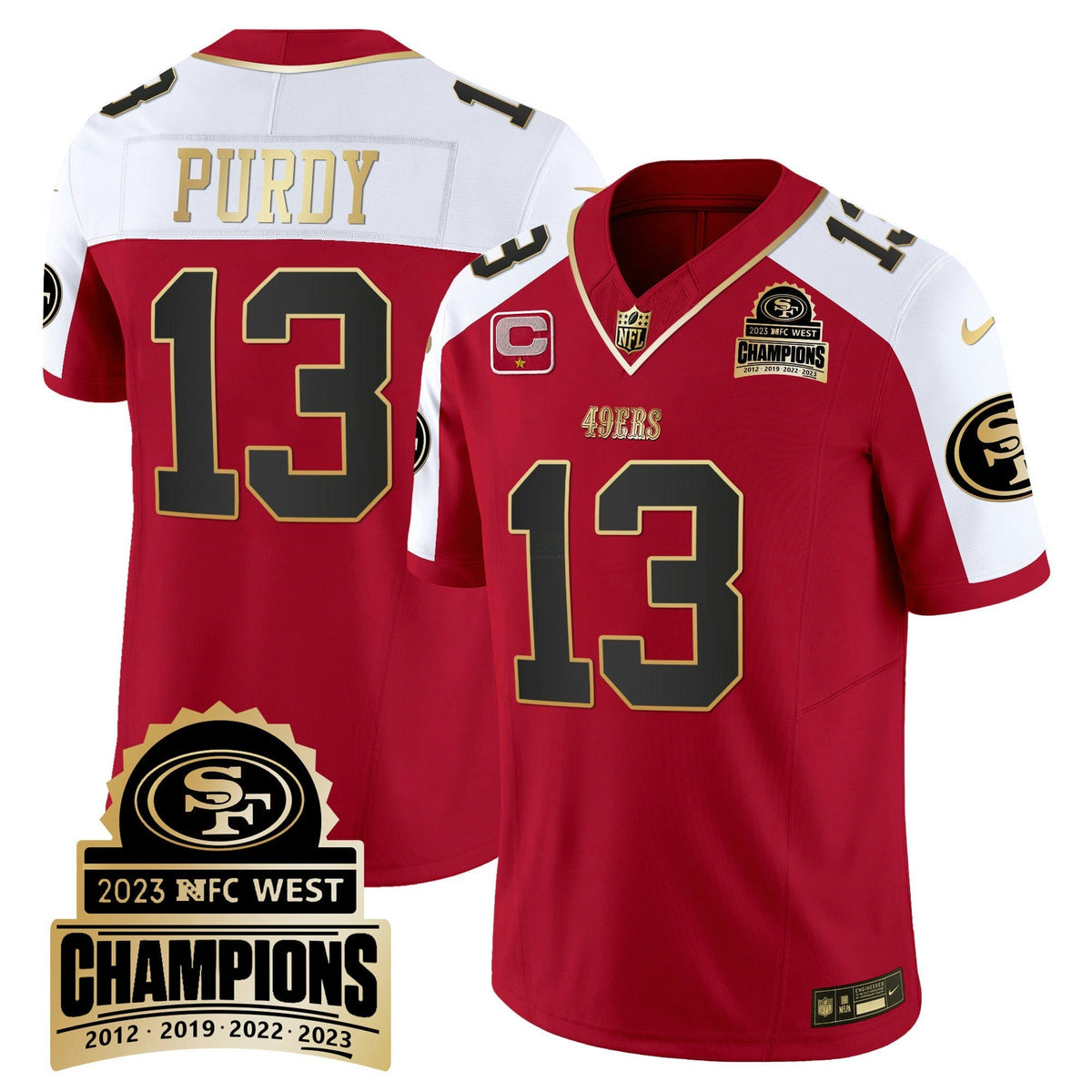 NFL Men’s 2023 NFC West Champions Patch Vapor Jersey V4