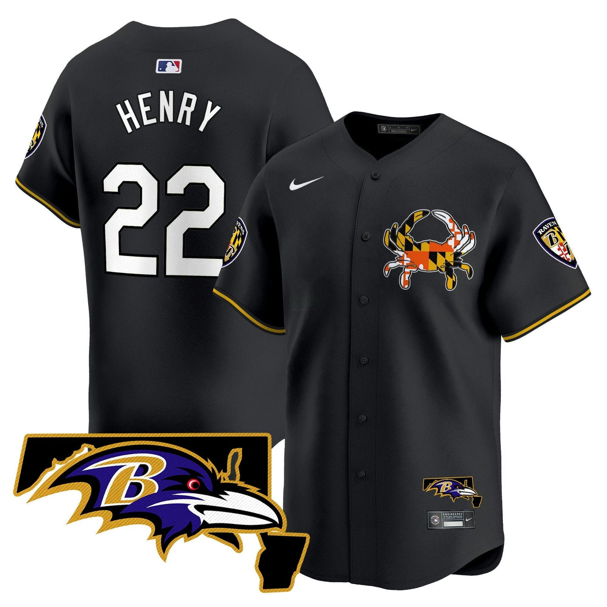 NFL Men’s Baltimore 2024 Vapor Premier Jersey V2