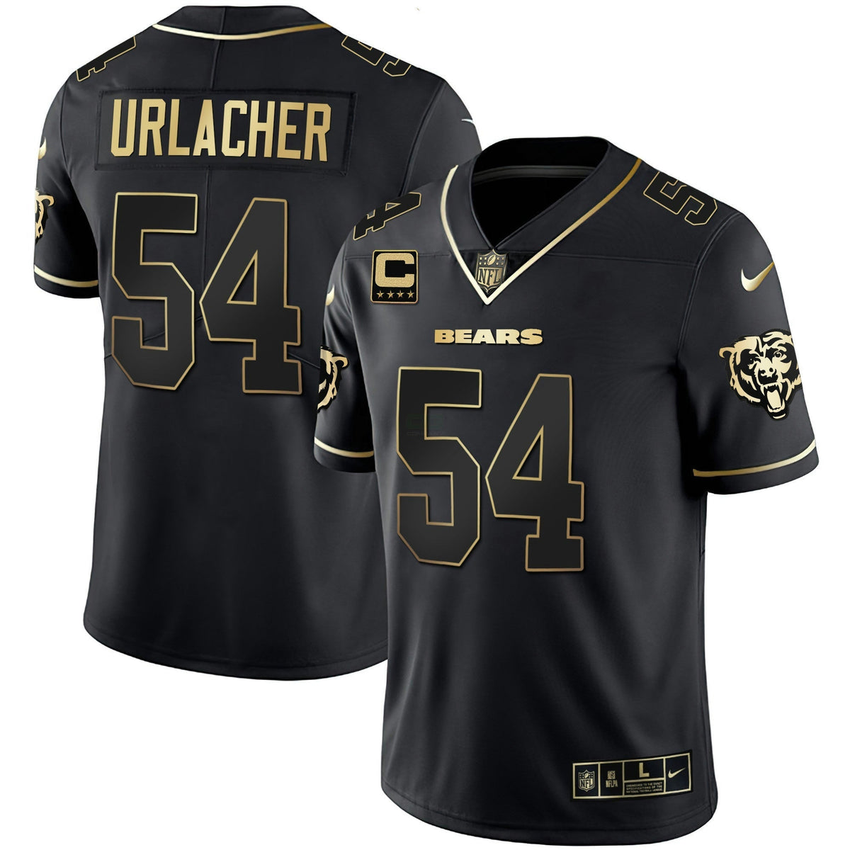 NFL Men’s White Gold & Black Gold Jersey