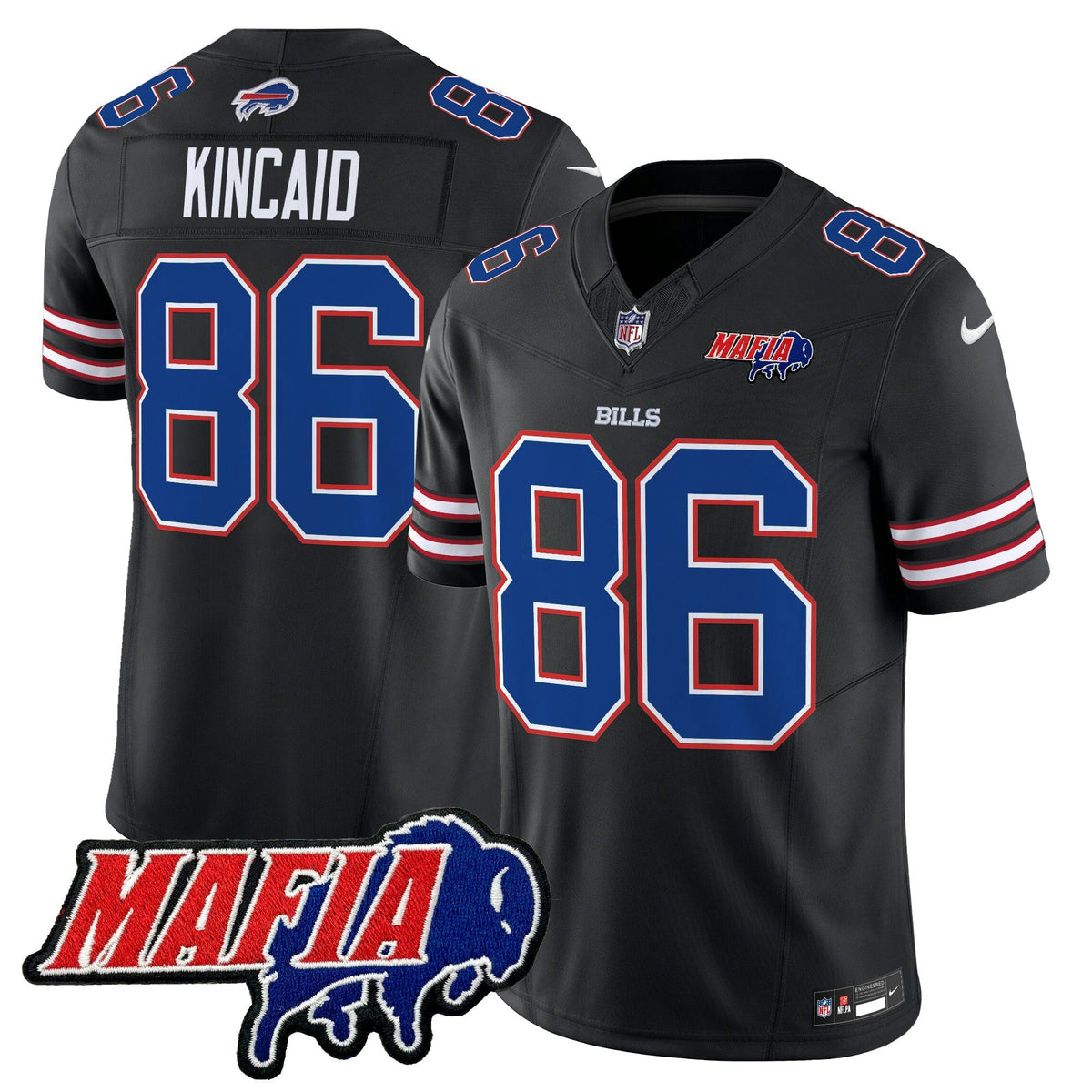 NFL Men’s Buffalo 2025 Mafia Patch Vapor Limited Jersey