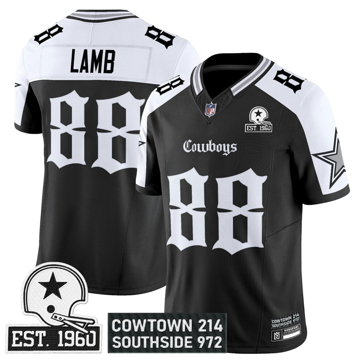 NFL Men’s Dallas ‘Gothic Lone Star Edition’ Vapor Limited Jersey